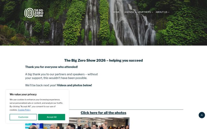 Screenshot of bigzeroshow.com