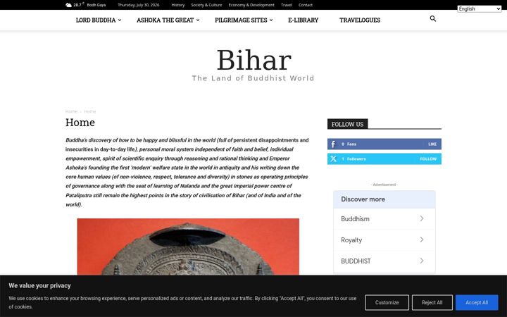 Screenshot of bihar.world
