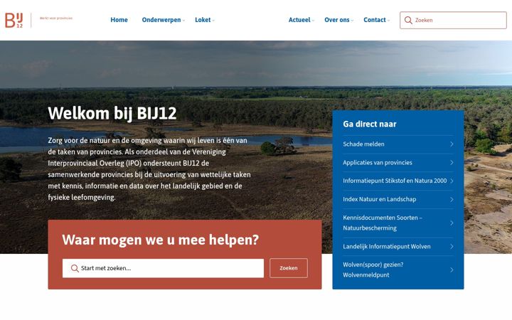 Screenshot of bij12.nl