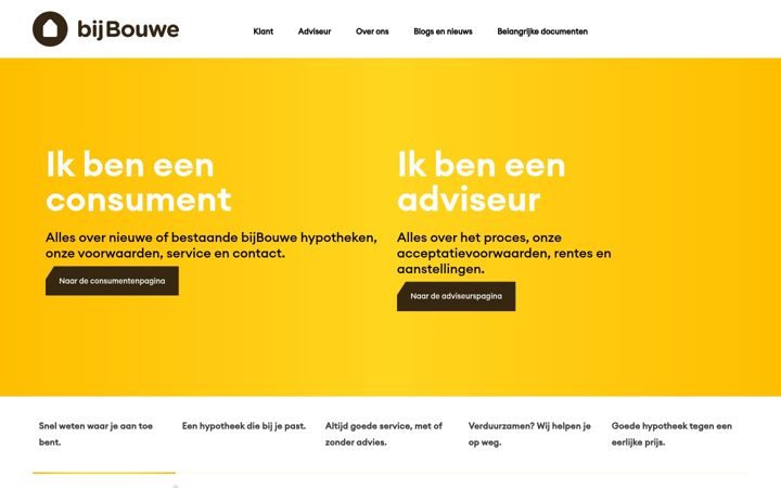 Zrzut ekranu bijbouwe.nl