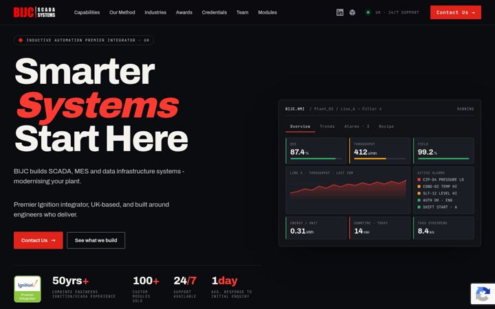 Screenshot of bijc.co.uk