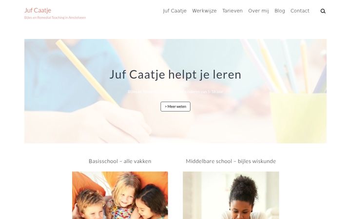 Snímek obrazovky bijcaatjethuis.nl