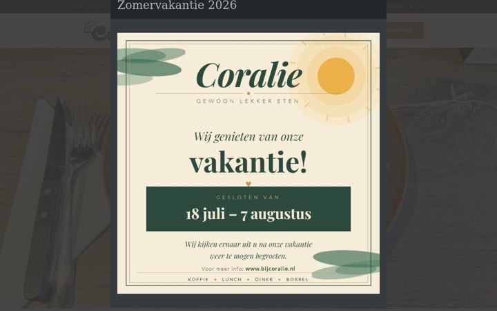 Zrzut ekranu bijcoralie.nl