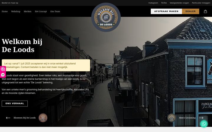 Snímek obrazovky bijdeloods.nl