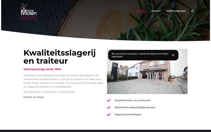 Screenshot of bijdemolen.be