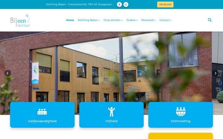 Skærmbillede af bijeen-hoogeveen.nl