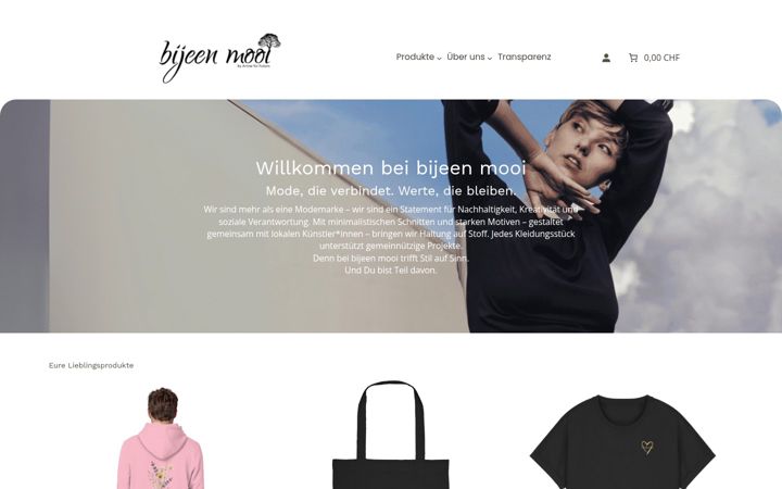 Screenshot of bijeenmooi.ch