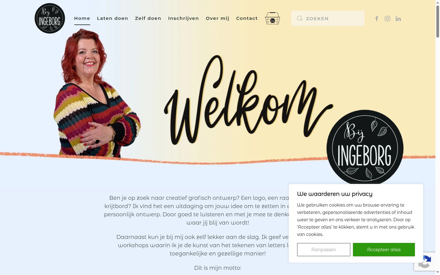 Screenshot tal-banner tal-kunsens muri qabel kwalunkwe interazzjoni