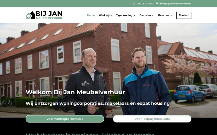 Zrzut ekranu bijjanmeubelverhuur.nl