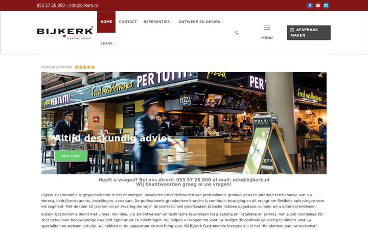 Screenshot of bijkerk.nl