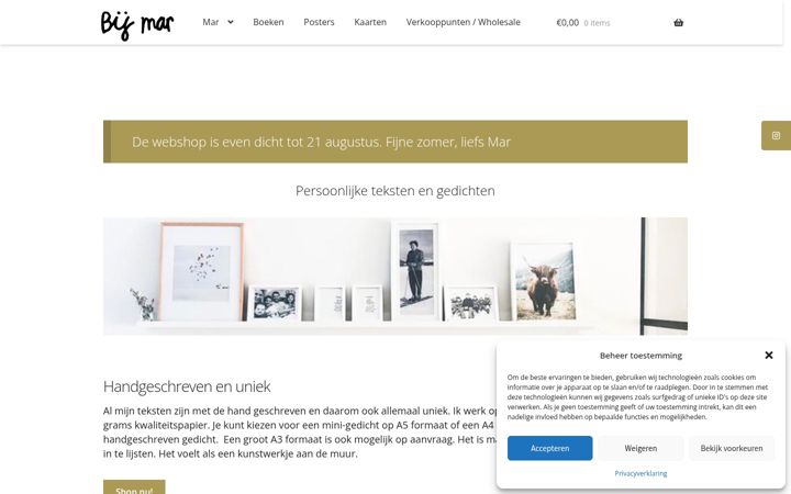 Screenshot ta' bijmar.nl