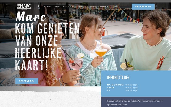 Screenshot of bijmarc.nl