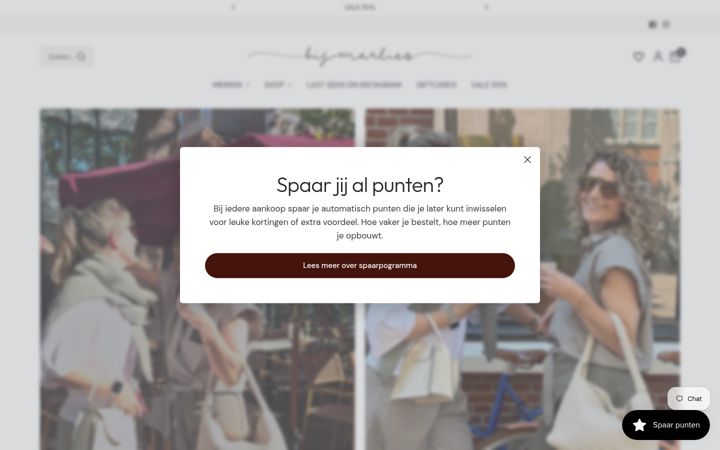 Screenshot of bijmarlies.nl
