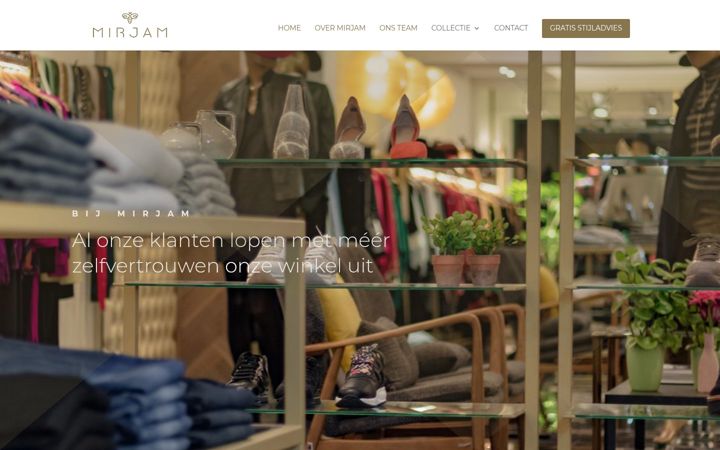 Screenshot of bijmirjam.com