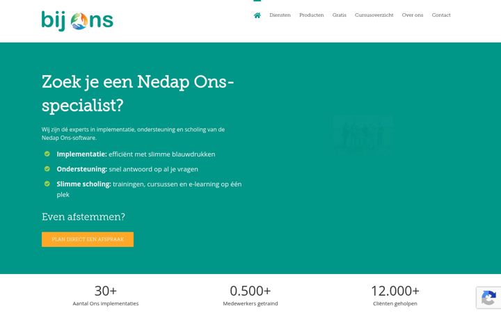 Screenshot of bijonsadvies.nl