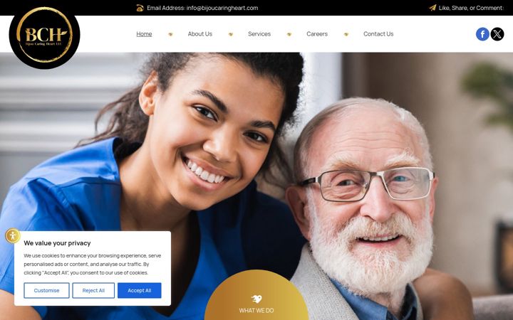 Screenshot of bijoucaringheart.com