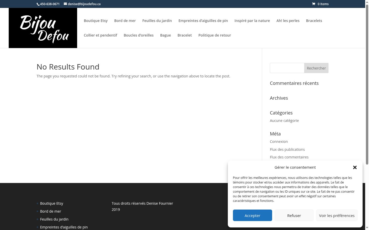 Skärmbild av samtyckesbannern som visades före någon interaktion
