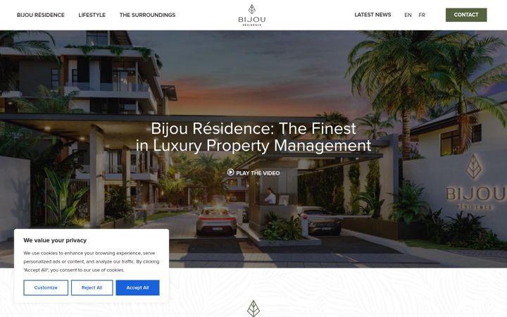 Screenshot of bijoumauritius.com