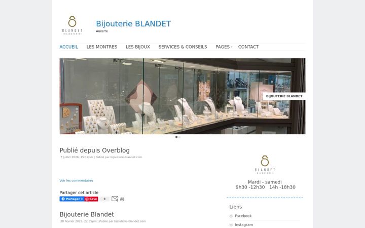 Screenshot of bijouterie-blandet.com
