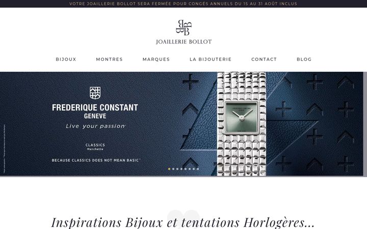 Skjermbilde av bijouterie-bollot.fr