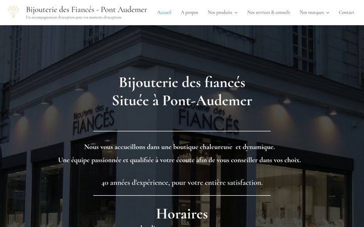 Skjermbilde av bijouterie-des-fiances.fr