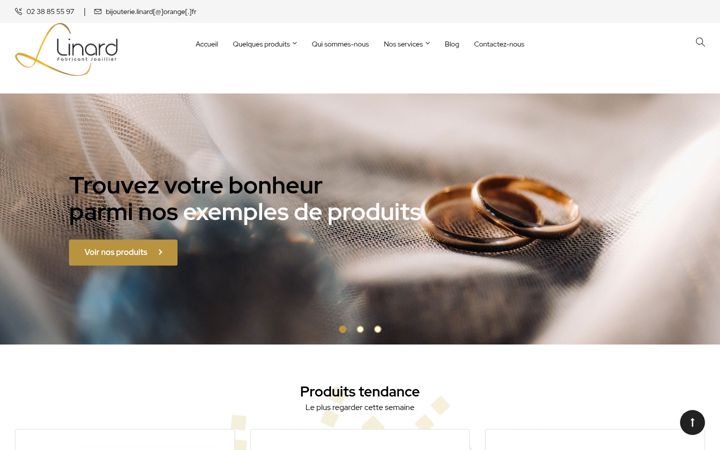 Skjermbilde av bijouterie-linard-montargis.fr