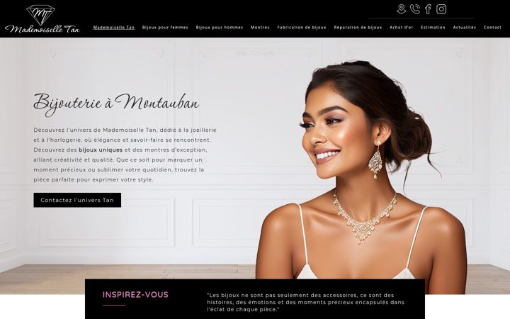Screenshot of bijouterie-mademoiselle-tan.fr