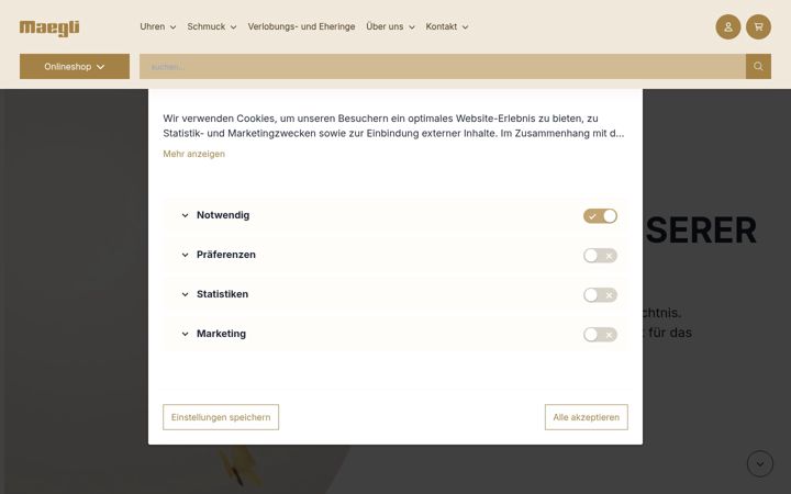 Skærmbillede af bijouterie-maegli.ch