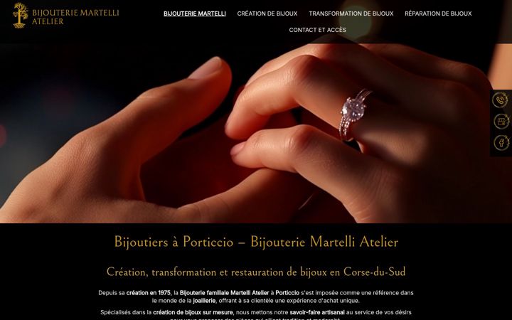 Skjermbilde av bijouterie-martelli.fr
