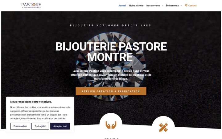 Screenshot of bijouteriepastore.com