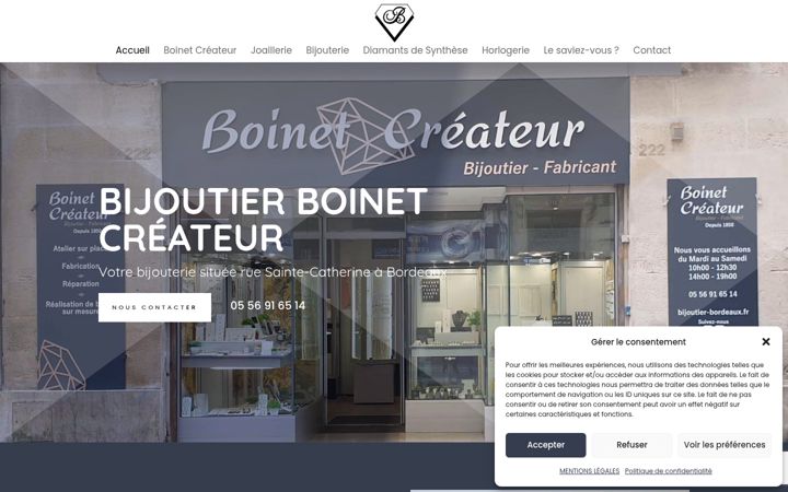 Screenshot of bijoutier-bordeaux.fr