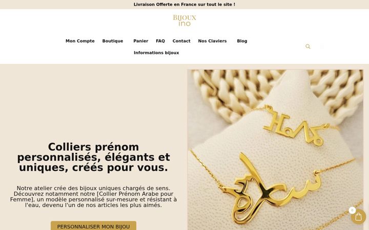 Screenshot of bijoux-ino.com