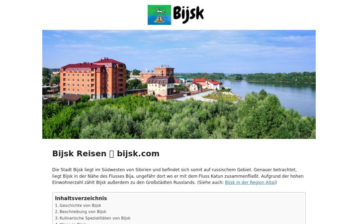 Screenshot of bijsk.com