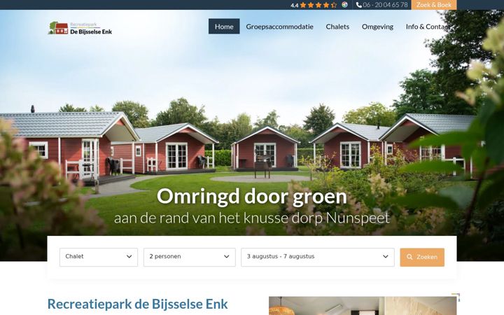 Screenshot ta' bijsselseenk.nl