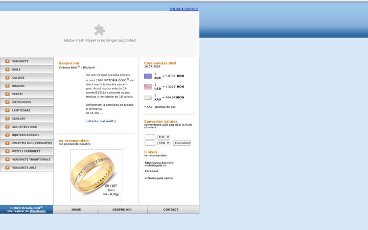 Screenshot von bijuterii-victoriagold.ro