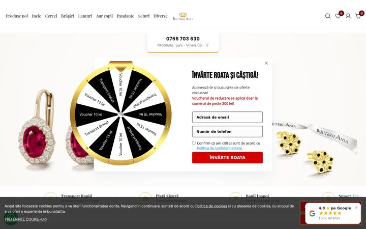 Screenshot of bijuteriiania.ro