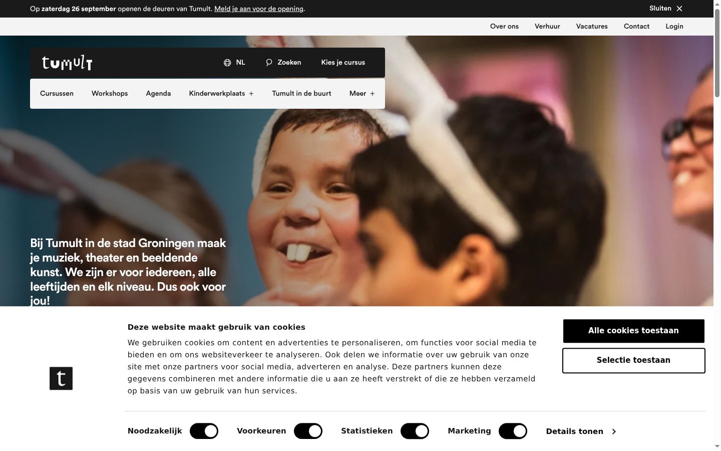 Sutikimo reklamjuostės, rodytos prieš bet kokią sąveiką, ekrano kopija