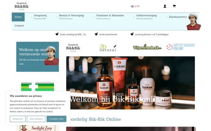 Képernyőkép: bik-bik.nl