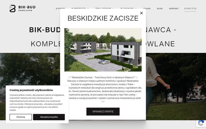 Snimka zaslona za bik-bud.pl