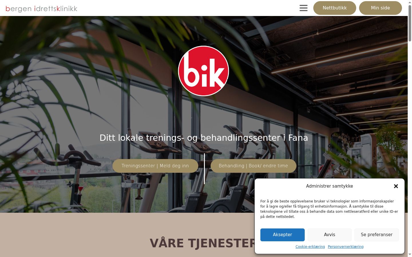 Sutikimo reklamjuostės, rodytos prieš bet kokią sąveiką, ekrano kopija