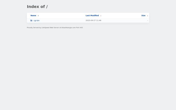 Screenshot of bikashbangla.com