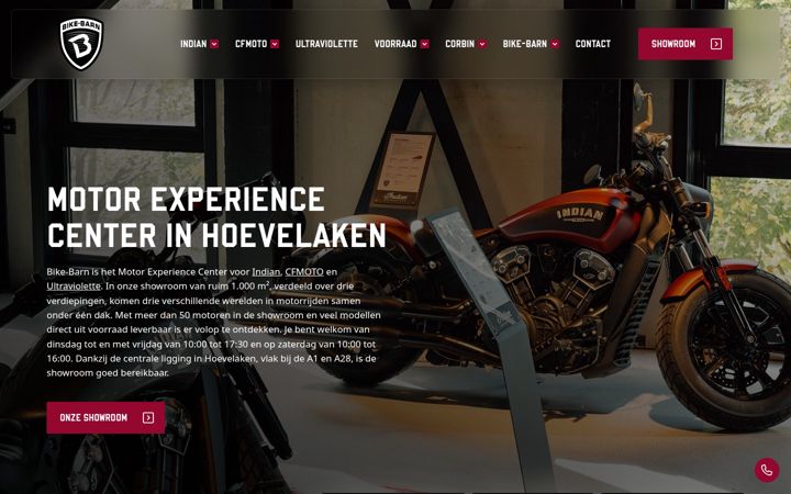 Screenshot of bike-barn.nl