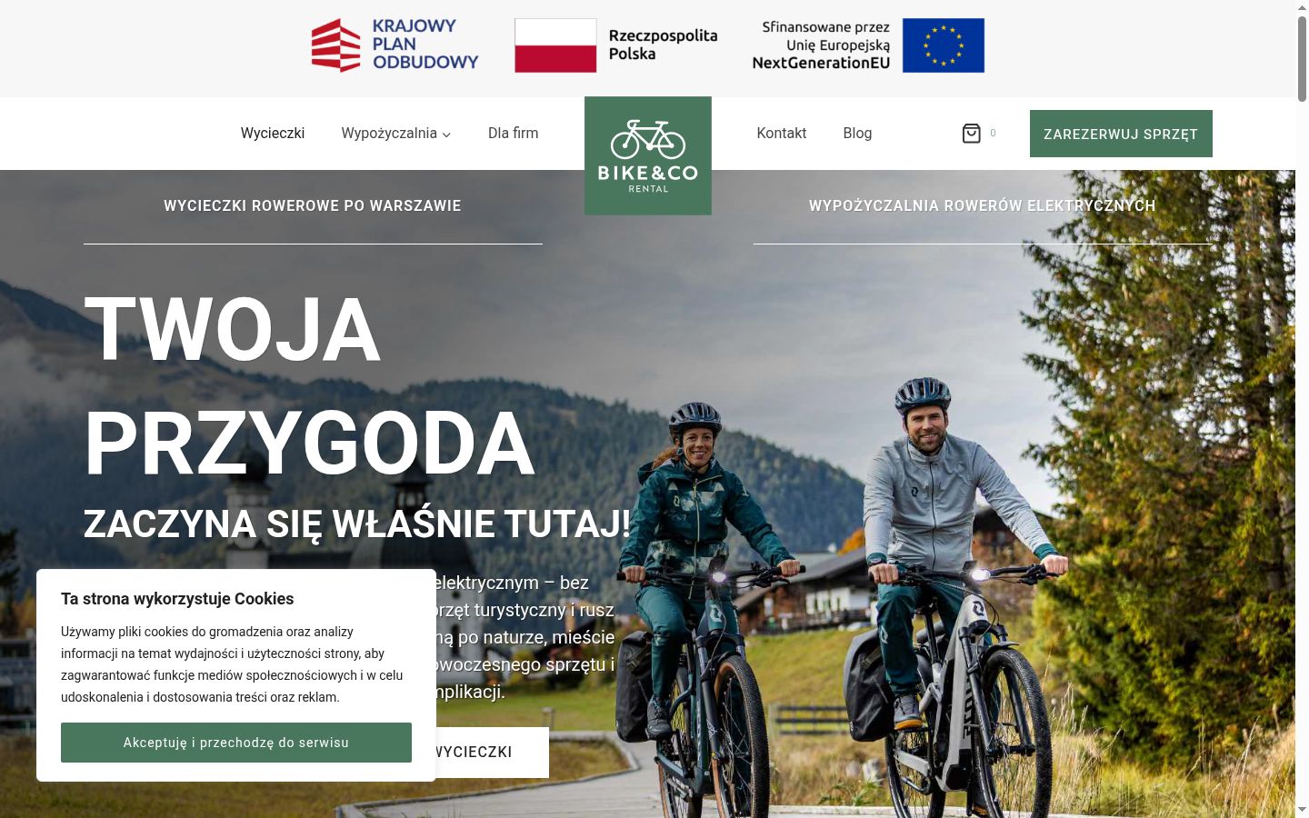 Snimka zaslona bannera za privolu prikazanog prije bilo kakve interakcije