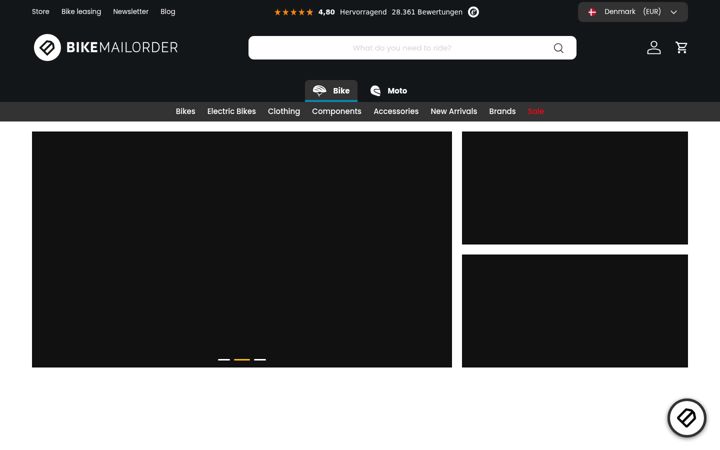 Screenshot stránky bike-mailorder.de