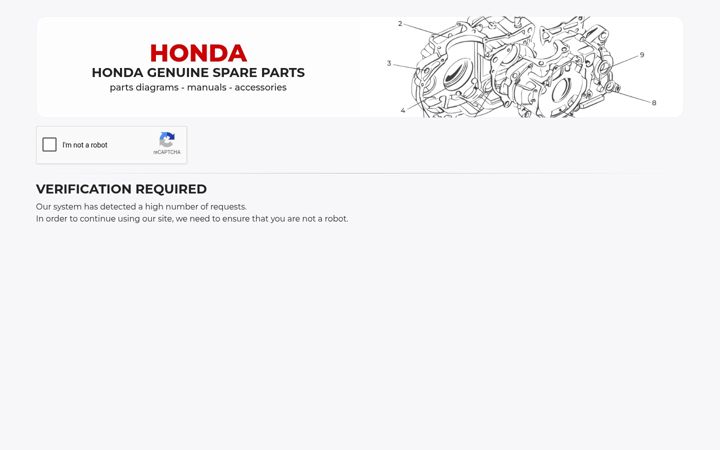 Screenshot of bike-parts-honda.ca