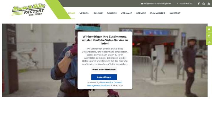 Screenshot of bike-willingen.de