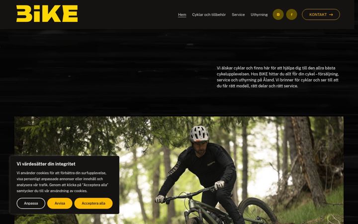 Screenshot of bike.ax