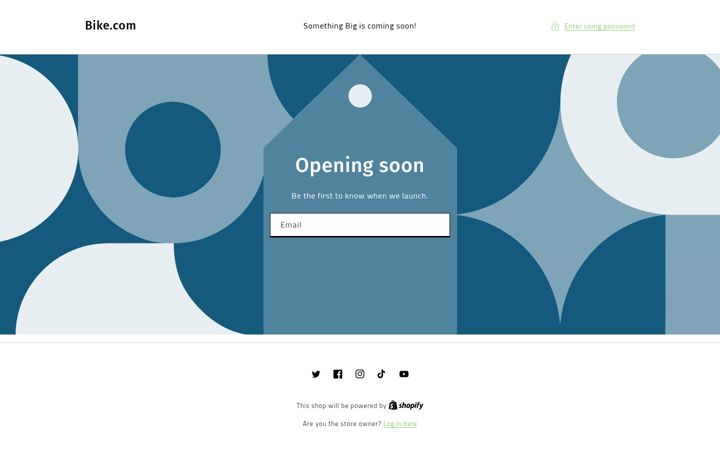 Screenshot of bike.com