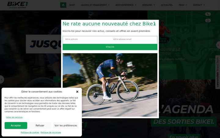 Zrzut ekranu bike1.be