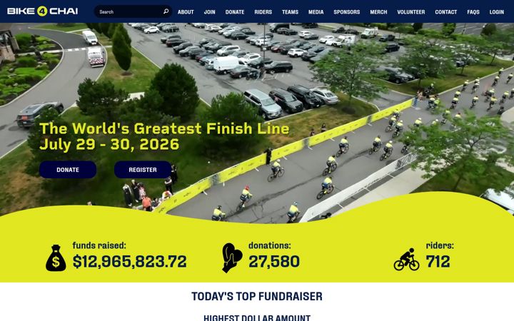 Screenshot of bike4chai.com